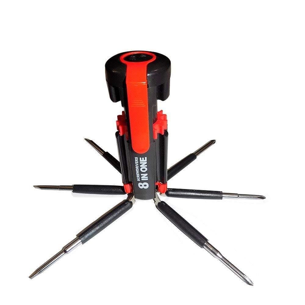 8 in 1 screwdriver kit with LED torch 8 in 1 screwdriver kit with LED torch